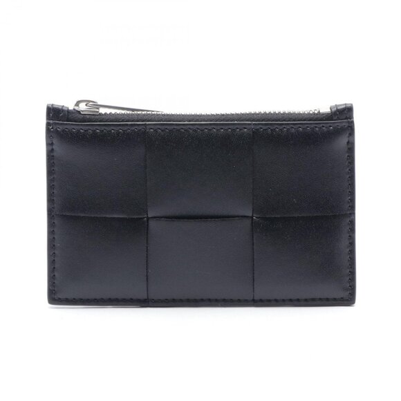 ☆BOTTEGA VENETA☆ Cassette 5 Slot Zip Up Card Holder Traver BOTTEGA VENETA Cassette zipper Card Case holder